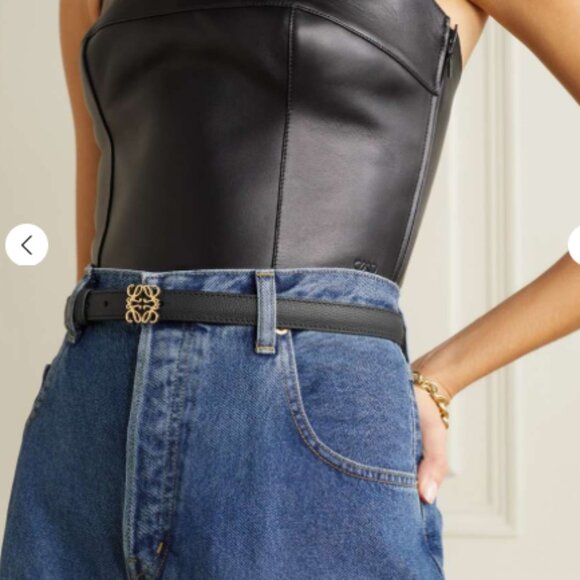 LOEWE Anagram Leather Belt - Picture 1 of 7